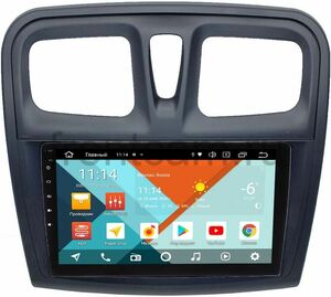 Штатная магнитола Renault Logan II, Sandero II 2013-2020 Wide Media KS9-3010QR-3/32 DSP CarPlay 4G-SIM Android 10