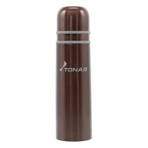 Термос TONAR коричневый  750ML (2 крышки-кружки) (HS.TM-034), фото 3