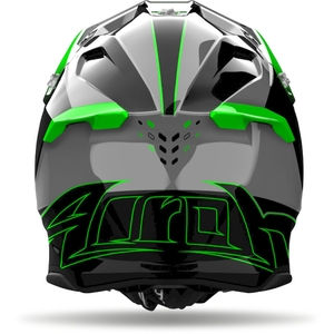 Мотошлем Airoh Twist 3 Shard Green Gloss глянцевый M, фото 2