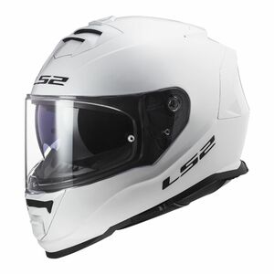 Мотошлем LS2 FF800 STORM II SOLID (белый глянцевый, White, 3XL), фото 1