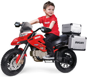 Детский электромотоцикл Peg-Perego Ducati Enduro, фото 7