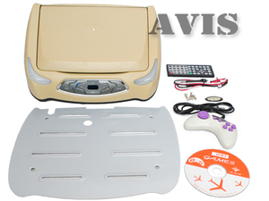 Автомобильный потолочный монитор 10.2" со встроенным DVD плеером AVEL AVS1019T (бежевый), фото 4