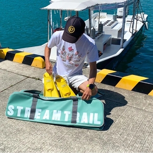 Сумка влагозащитная Stream Trail Wahoo Long II Emerald/White 46L, фото 3