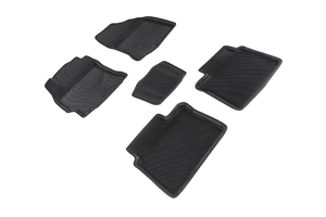 Коврики EVA 3D соты для Toyota Corolla XII (E160,170) 2013-2018 (черные, 95259)