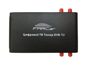 Цифровой автомобильный ТВ тюнер DVB-T2 FarCar (4 антенны), фото 1