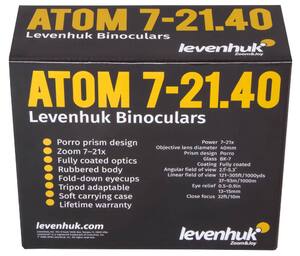 Бинокль Levenhuk Atom 7-21x40, фото 12