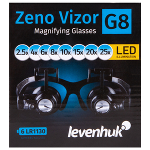 Лупа-очки Levenhuk Zeno Vizor G8, фото 15
