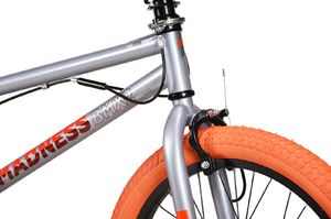 Велосипед Stark'22 Madness BMX 2 серый/красный/мандариновый, фото 3