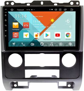 Штатная магнитола Ford Escape II 2007-2012 (черная) Wide Media KS9279QR-3/32 DSP CarPlay 4G-SIM на Android 10