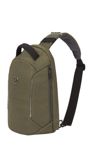 Рюкзак-антивор Swissgear с одним плечевым ремнем, хаки, 21x12,5x34 см, 8,5 л, фото 1