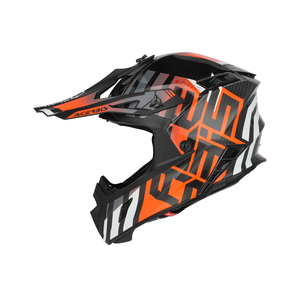 Шлем Acerbis STEEL CARBON 22-06 Black/Orange глянцевый XS, фото 3