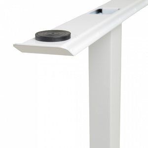 Стол с регулировкой высоты электрический LuxAlto LA-T33-2AR2 белый/с угловым скосом ЛДСП 140*70*2.5, фото 7