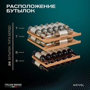 Винный шкаф Meyvel MV26PRO-KBB2, фото 10