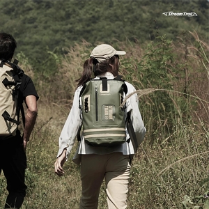 Влагозащитный рюкзак Stream Trail Dry Tank Stripe Ranger-Olive/Sand 25L, фото 3