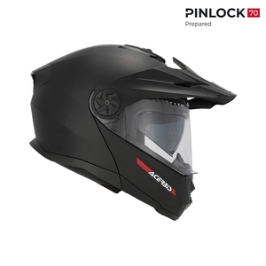 Мотошлем Acerbis RIDER матовый Black 2 S, фото 4