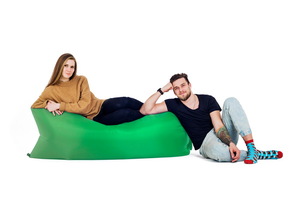 Надувной диван БИВАН Классический, цвет салатовый, фото 2