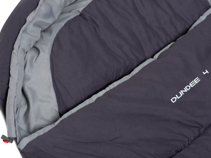 Мешок спальный High Peak  Dundee 4 серый, 90х230 см, одеяло, 21238, фото 10