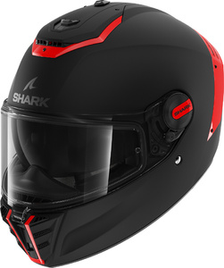 Шлем SHARK SPARTAN RS BLANK MAT Black/Red/Black XL