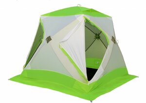 Зимняя палатка Лотос Куб 3 классик С9 зеленый, фото 1