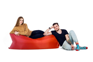 Надувной диван БИВАН Классический, цвет красный, фото 2