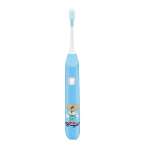 Электрическая зубная щетка Akenori S6 на батарейках детская (Голубой цвет), фото 1