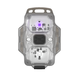 Мультифонарь Armytek Crystal WUV Grey, холодный белый и ультрафиолетовый свет, налобное крепление, ремешок (F07001GUV), фото 1