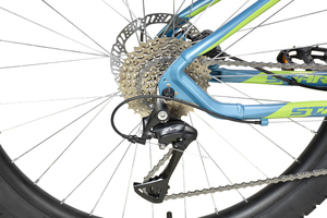 Велосипед Stark'23 Tactic 27.5 + HD синий/авокадо 20", фото 9