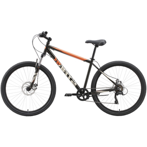 Велосипед Stark'23 Respect 27.1 D Microshift черный/оранжевый/серый 20", фото 2