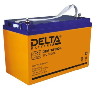 Аккумулятор Delta DTM 12100 L, фото 1