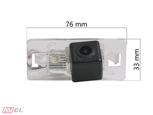 CMOS штатная камера заднего вида AVS110CPR (#001) для автомобилей Audi/ Seat/ Skoda/ Volkswagen, фото 2
