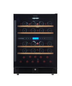 Винный шкаф CellarPrivate встраиваемый, двухзонный на 43 бутылки черный CP043-2TB, фото 7