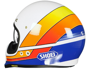 Шлем EX-ZERO EQUATION SHOEI (сине-красно-бело-желтый глянцевый, TC-2, M), фото 4