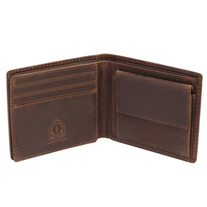 Бумажник Klondike Yukon, коричневый, 10,5х2,5х9 см, фото 2
