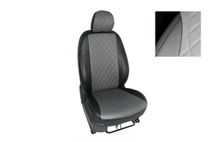 Чехлы из экокожи Ромб  Seintex для KIA K5 2020-н.в., фото 1