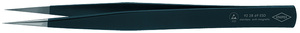 Пинцет универсальный ESD, нерж, 120 мм, гладкие прямые игловидные губки KNIPEX KN-922869ESD, фото 1