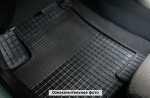 Резиновые коврики "Сетка"(к-т) Seintex для BMW X1 III (U12) 2022-н.в. (черные, 318575)
