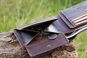Бумажник Klondike Digger Amos, темно-коричневый, 12,5x10x2,5 см, фото 9