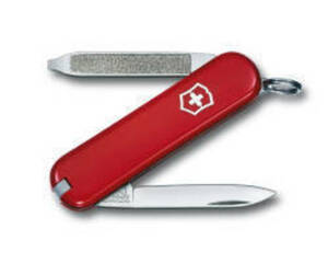 Нож-брелок Victorinox Classic Escort, 58 мм, 6 функций, красный, фото 4