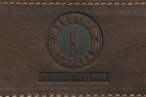 Бумажник Klondike Billy, коричневый, 11x8,5 см, фото 6