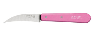 Нож столовый Opinel №114, деревянная рукоять, блистер, нержавеющая сталь, розовый 002037, фото 2