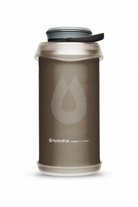 Складная мягкая бутылка для воды HydraPak Stash (0,75 литра), серая, фото 1