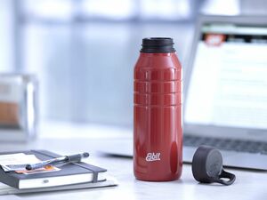 Бутылка для воды Esbit MAJORIS DB1000TL-R, из нержавеющей стали, красная, 1.0 л, фото 2