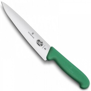 Нож Victorinox разделочный, 15 см, зелёный, фото 1