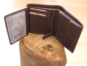 Бумажник Klondike Don, коричневый, 9,5x12 см, фото 10