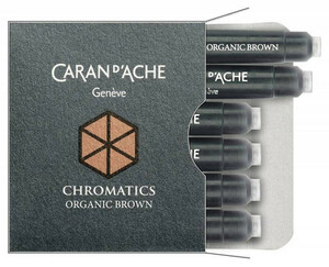 Carandache Чернила (картридж), коричневый, 6 шт в упаковке, фото 1