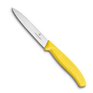 Нож Victorinox для очистки овощей, лезвие 10 см, желтый, фото 1