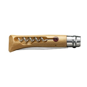 Нож Opinel №10, нержавеющая сталь, рукоять из бука, со штопором, 001410, фото 6