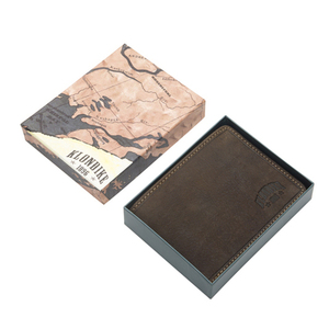 Бумажник Klondike Billy, коричневый, 11x8,5 см, фото 8