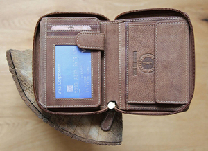 Бумажник Klondike Dylan, коричневый, 10,5x13,5 см, фото 12