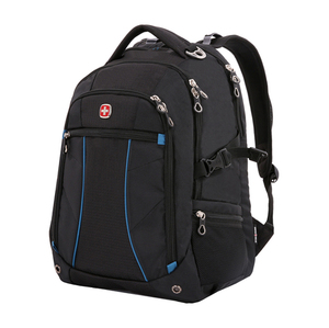 Рюкзак Swissgear 15'',чёрный/синий, 36x19x47 см, 32 л, фото 1